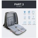 Рюкзак городской для ноутбука Tigernu T-B3615 15.6" USB - изображение 7
