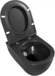 Унитаз подвесной CERASTYLE City 019100 безободковый черный матовый + сиденье Bella Soft Close 9SC1061S01 - изображение 4