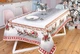Скатерть гобеленовая с люрексом Lefard Home Textile 716 Новогодняя 100х100 см (8407007160041) - изображение 2