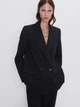 Пиджак женский Zara 2753/224/800-AAAD XS Черный (DD3000003236854) - изображение 2