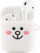 Чехол кейс для Apple AirPods 1/2 Белый Зайчик Б/В (88695y) - изображение 3