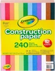 Кольоровий папір Crayola 240 аркушів, 10 кольорів - зображення 2