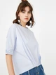 Свободная блуза Only 117341505 S (82850S) Голубой - изображение 3