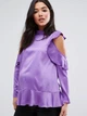 Блуза ASOS AS260321-1 UK10 (88433UK10) Фиолетовый - изображение 1