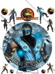 Сахарна їстівна картинка Mortal Kombat вис. 5 см Ø19 см для чоловіка, сина на торт і топпери (SNP - 00386) - изображение 2