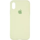Чехол Fiji Silicone Case для Apple iPhone XS бампер накладка Full Soft Avocado - изображение 2