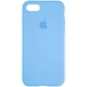 Чехол Fiji Silicone Case для Apple iPhone 8 бампер накладка Full Soft Marine Blue - изображение 2