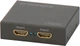 Сплітер Digitus HDMI (INx1 — OUTx2), 4K Black (DS-46304) - зображення 1