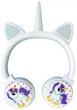 Бездротові дитячі навушники з вушками "Unicorn" KR-8600 WHITE - зображення 1