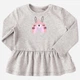 Детский комплект (туника + лосины) для девочки Bembi KS671 68 см Серый с розовым (06671021133.X30) - изображение 2