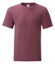 Футболка Fruit of the Loom Iconic M Бордовый Меланж (0614300H1M) - изображение 1