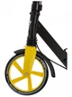 Двоколісний самокат зі світящимися колесами Rider Light Wheel з ліхтариком дзвіночком та підстакаником жовтий - зображення 3