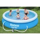 Бассейн надувной круглый BESTWAY 57274, 366x76 см, фильтр-насос - изображение 1