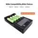 Зарядний пристрій Liitokala Lii-500s, 4 канали Ni-Mh/Li-ion, 220V/12V, Powerbank, Test, LCD - зображення 4