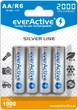Аккумулятор everActive 4x EVHRL6-2000, AA/(HR6), 2000mAh, LSD Ni-MH, блистер 4шт - изображение 1