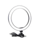 Кольцевая Светодиодная LED селфи-лампа 20 см Ring Fill/7326 + штативом 2 м Черный - изображение 7