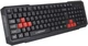 Клавиатура проводная Esperanza Wired EGK102 USB Red (EGK102RUA) - изображение 1