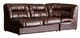Диван Vizit Двойка 870 x 1650 x 850H см Угол Титан Dark Brown Коричневый - изображение 1