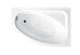 Ванна акрилова Besco CORNEA 140x80 права з панелькою та ніжками (WAC-140-NP) - изображение 2