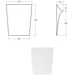 Ванна Besco TALIA 130x70 (WAT-130-PK) - зображення 6