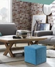 Пуфик Кристи Richman 40 x 40 x 45Н Aloba 27 Голубой - изображение 1