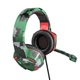 Игровые наушники НОСО Gaming Headphones Hi-Res ESD08 с микрофоном и LED подсветкой проводные Camouflage (ESD08) - изображение 2