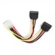 Кабель питания Molex to 2xSATA power 0.3m Cablexpert (CC-SATA-PSY-0.3M) - изображение 2