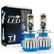 Комплект LED ламп H1 надяскраві! 6000K 7000Lm 50W 12/24v Світлодіоди CREE (США) TurboLed T1 вбудований кулер. - зображення 1