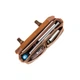 Мужской кожаный портфель Visconti 18716 OIL TAN коричневый - изображение 6