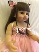 Лялька Реборн Reborn 55 см вушка силіконова NPK DOLL - зображення 5