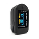 Пульсоксиметр на палец для измерения пульса и сатурации крови Pulse Oximeter LK 87 Black с батарейками - изображение 1