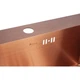 Кухонная мойка Imperial Handmade D5050BR 2.7/1.0 мм (IMPD5050BRPVDH10) - изображение 4