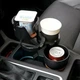 Багатофункціональний органайзер Car holder 5in1 холдер для склянок автомобільний чорний/коричневий - зображення 3