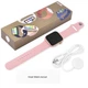 Smart Watch FK100, Aluminium, бездротова зарядка, pink - зображення 3