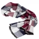 Мужской шарф в клетку LuxWear MS1002 multicolor - изображение 2