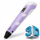 Детская 3D ручка горячая ручка Smart 3D Pen 2 Purple для 3д рисунков - изображение 1