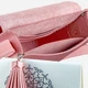 Сумка кросс-боди женская кожаная BlankNote Бохо Лилу BN-BAG-3-pink-peach Розовый персик - изображение 4
