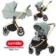Детская универсальная коляска CARRELLO Epica CRL-8511 (3in1) Tea Green (3в1) Мятный (CRL-8511 (3in1) Tea Green) - изображение 1