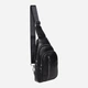 Сумка слинг через плечо мужская из натуральной кожи Laras K105055 Black (ROZ6300004224) - изображение 2