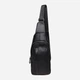 Сумка слінг через плече чоловіча з натуральної шкіри Laras K106601 Black (ROZ6300004223) - зображення 1