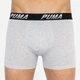 Набір трусів-боксерів чоловічих бавовняних Puma Logo Aop Boxer 2P 501003001200 2 шт S Сірі з білим та чорним (8718824805405) - зображення 4