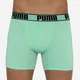 Набор трусов-боксеров мужских Puma Active Boxer Print 2P 501010001003 2 шт XL Зеленые с черным (8718824806037) - изображение 5