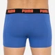 Набір трусів-боксерів чоловічих Puma Basic Boxer 2P 521015001004 2 шт XL Чорні з синім (8718824806785) - зображення 3