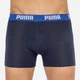 Набор трусов-боксеров мужских хлопковых Puma Basic Boxer 2P 521015001002 2 шт S Синие с черным (8718824806655) - изображение 4