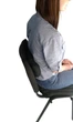 Ортопедические подушки EKKOSEAT для сидения на стуле - комплект. Серый - изображение 4
