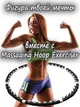 Массажный обруч Халахуп с магнитами утяжеленный MASSAGING HOOP PROFESSIONAL BRADEX тренажер хулахуп для похудения - изображение 3