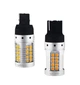 Светодиодная LED лампа в поворот красного фонаря 7440 T20 W21W W3x16d 48 SMD 3030 12V с обманкой Жёлтая Avtoexpect (74217) - изображение 1