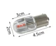 Светодиодная лампа с цоколем 1156 BA15s P21W 6 SMD 3030 12V Красная Avtoexpect (51706) - изображение 3