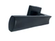 Дверна ручка на розетах для міжкімнатних дверей Vortex AS-16 Black(matte) WC - зображення 4