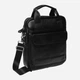 Сумка планшет через плечо мужская из натуральной кожи Laras K108860-black Черная (ROZ6400008843) - изображение 1